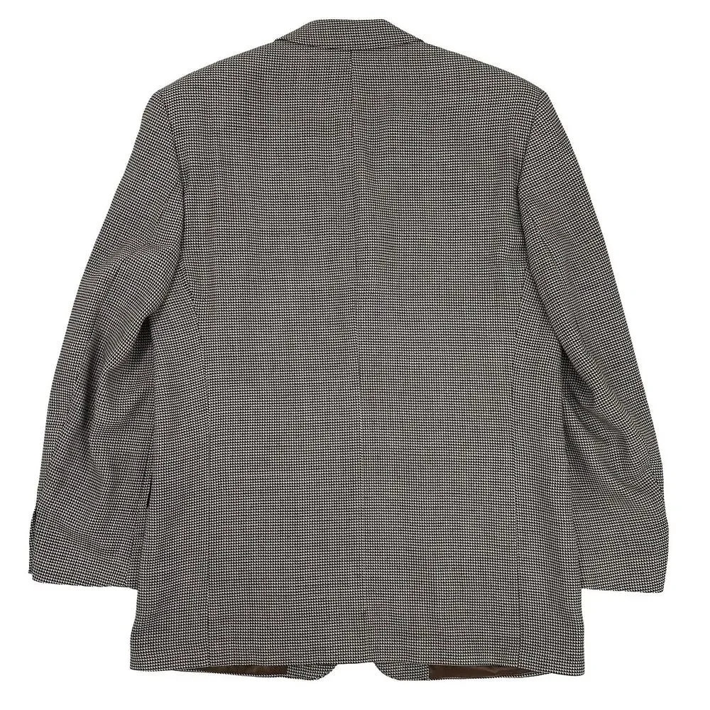 VTG Jacobson’s Wool Sport Coat Men 40R Micro Check Black Tan Brown Blazer Canada